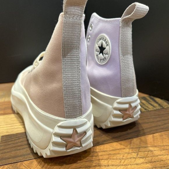 CONVERSE Run Star Hike Tri-Panel Pastel Shoes Sneakers Pink Clay A01582C Women’s - Picture 4 of 5